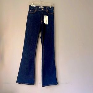 Zara High waist, skinny flare jeans NWT